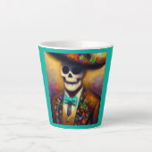 Dag van het Dode Man 4 Latte Mok (Voorkant)
