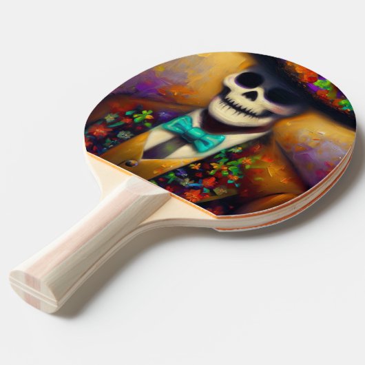 Dag van het Dode Man (4) Tafeltennisbatje (Voorkant Gekanteld)