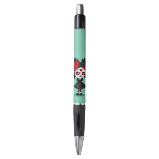 Dag van het dode meisje met Big Eyes Red Pen (Voorkant Verticaal)