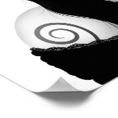 Dag van het dode meisje met Rozen White Poster (Hoek)