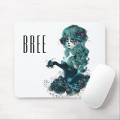 Dag van het dode mooie Suikermeisje Makeup Girl Muismat (Met muis)