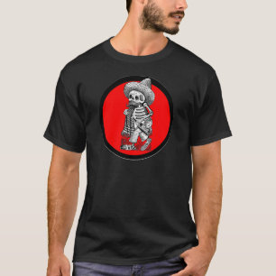 Dag van het dode motief 5 t-shirt