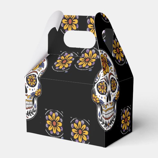 Dag van het dode patroon bedankdoosjes (Achterkant)