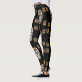 Dag van het dode patroon leggings (Links)