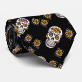 Dag van het dode patroon stropdas (Opgerold)