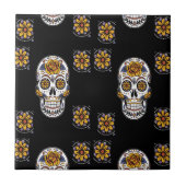 Dag van het dode patroon tegeltje (Voorkant)