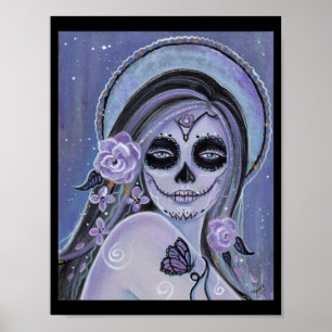 Dag van het dode poster van Renee Lavoie