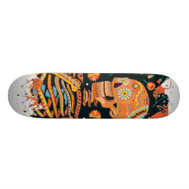 Dag van het dode skelet - Dia de los muertos Persoonlijk Skateboard