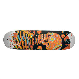 Dag van het dode skelet - Dia de los muertos Persoonlijk Skateboard