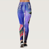 Dag van het dode skelet Mariachi Dancer Leggings (Achterkant)