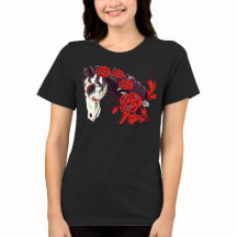 Dag van het dode skelet met Rozen