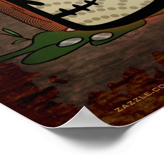 Dag van het dode teer poster (Hoek)