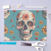 Dag van het dode thema ontwerp tissuepapier (Craft)
