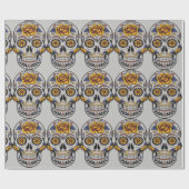 Dag van het dode verpakkingspapier cadeaupapier (Vlak)