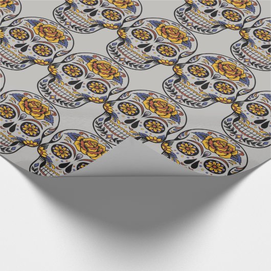 Dag van het dode verpakkingspapier cadeaupapier (Hoek)