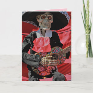 dag van het dode wenskaart kaart