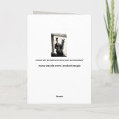 dag van het dode wenskaart kaart (Achterkant)