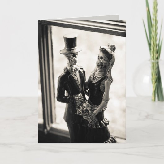 dag van het dode wenskaart kaart (Voorkant)