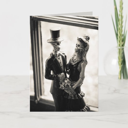 dag van het dode wenskaart kaart (Voorkant)