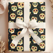 Dag van het donkerdonkerkleurige patroon van de sc cadeaupapier