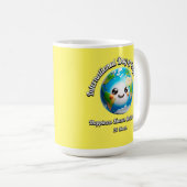 Dag van het geluk. Geluk kent geen grenzen. Koffiemok (Voorkant rechts)