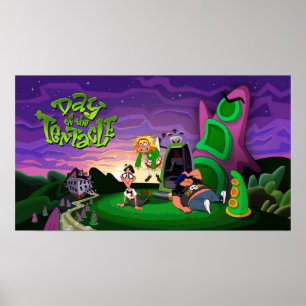 Dag van het hoofdkwartier van de Tentacle Poster