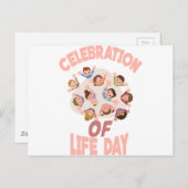 Dag van het leven - dag van waardering uitnodiging briefkaart (Voorkant / Achterkant)