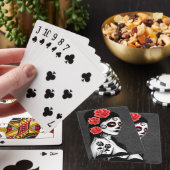 Dag van het meisje met de dikke suikerschedel - gr pokerkaarten (Insitu)