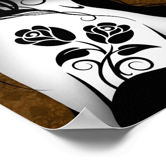 Dag van het meisje met de dode suikerschedel - Bru Poster (Hoek)