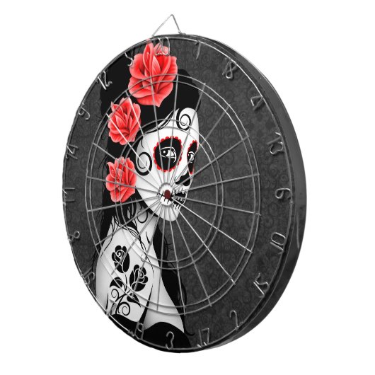Dag van het meisje met de dode suikerschedel - Gri Dartbord (Voorkant Rechts)