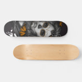Dag van het meisje met de dode suikerschedel persoonlijk skateboard (Horizontaal)