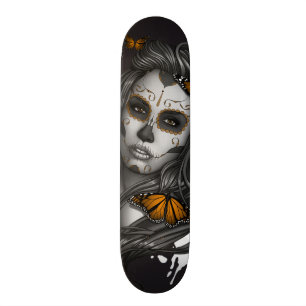 Dag van het meisje met de dode suikerschedel persoonlijk skateboard
