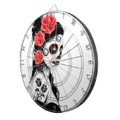 Dag van het meisje met de dode suikerschedel - wit dartbord (Voorkant Rechts)