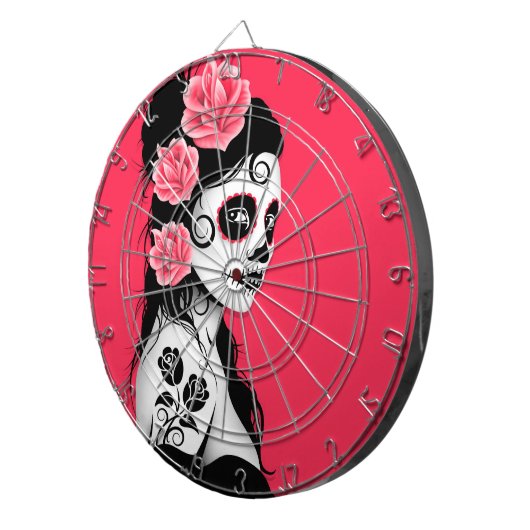 Dag van het meisje van de dode suikerschedel - Roz Dartbord (Voorkant Rechts)