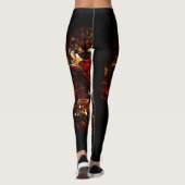 Dag van het ontwerp van de dode schedel leggings (Achterkant)