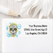 Dag van het ontwerp van het Tattoo van de schedel  Etiket (Insitu)