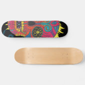 Dag van het ontwerp van het Tattoo van de schedel Persoonlijk Skateboard (Horizontaal)