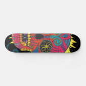 Dag van het ontwerp van het Tattoo van de schedel Persoonlijk Skateboard (Horizontaal)