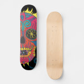Dag van het ontwerp van het Tattoo van de schedel Persoonlijk Skateboard (Voorkant)