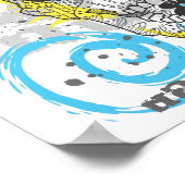 Dag van het ontwerp van het Tattoo van de schedel  Poster (Hoek)