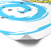 Dag van het ontwerp van het Tattoo van de schedel Poster (Hoek)