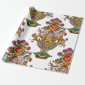 Dag van het papier voor het ompakken van de dode b (Uitgerold)