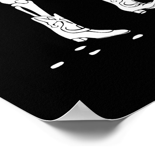 Dag van het Poster Dansende Skeletten (Hoek)