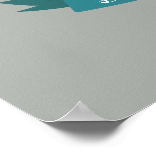 Dag van het poster van de Dode Suiker - wit (Hoek)