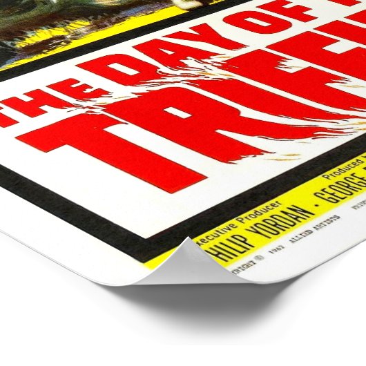 Dag van het  Poster van de Film van Triffids (Hoek)