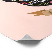 Dag van het poster van de schedel van de dode suik (Hoek)