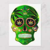 Dag van het Shirt van de Dode Suikerschedel Briefkaart (Voorkant)