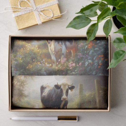 Dag van het weiland tissuepapier (Geschenk)