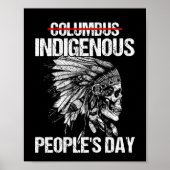 Dag van inheemse volkeren Niet Columbus Dag Poster (Voorkant)