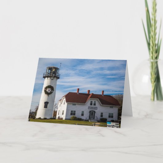 Dag van Kerstmis van Chatam de Lichte Feestdagen Kaart (Voorkant)